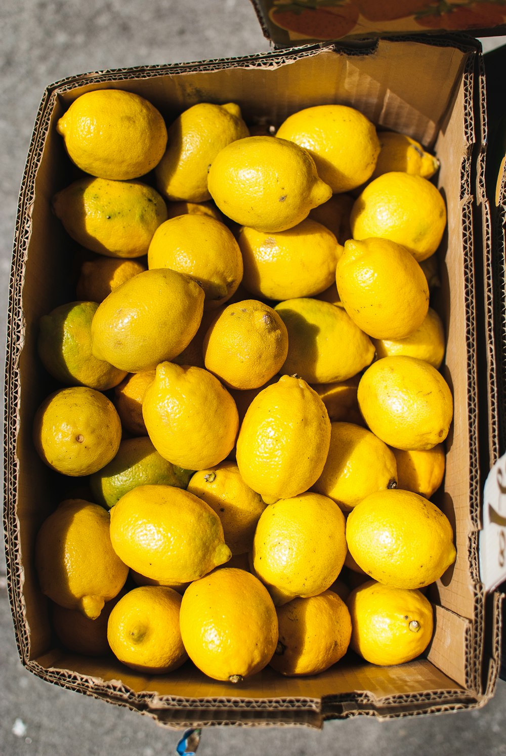 box of lemons