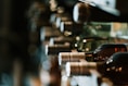 selective focus photography of bottles