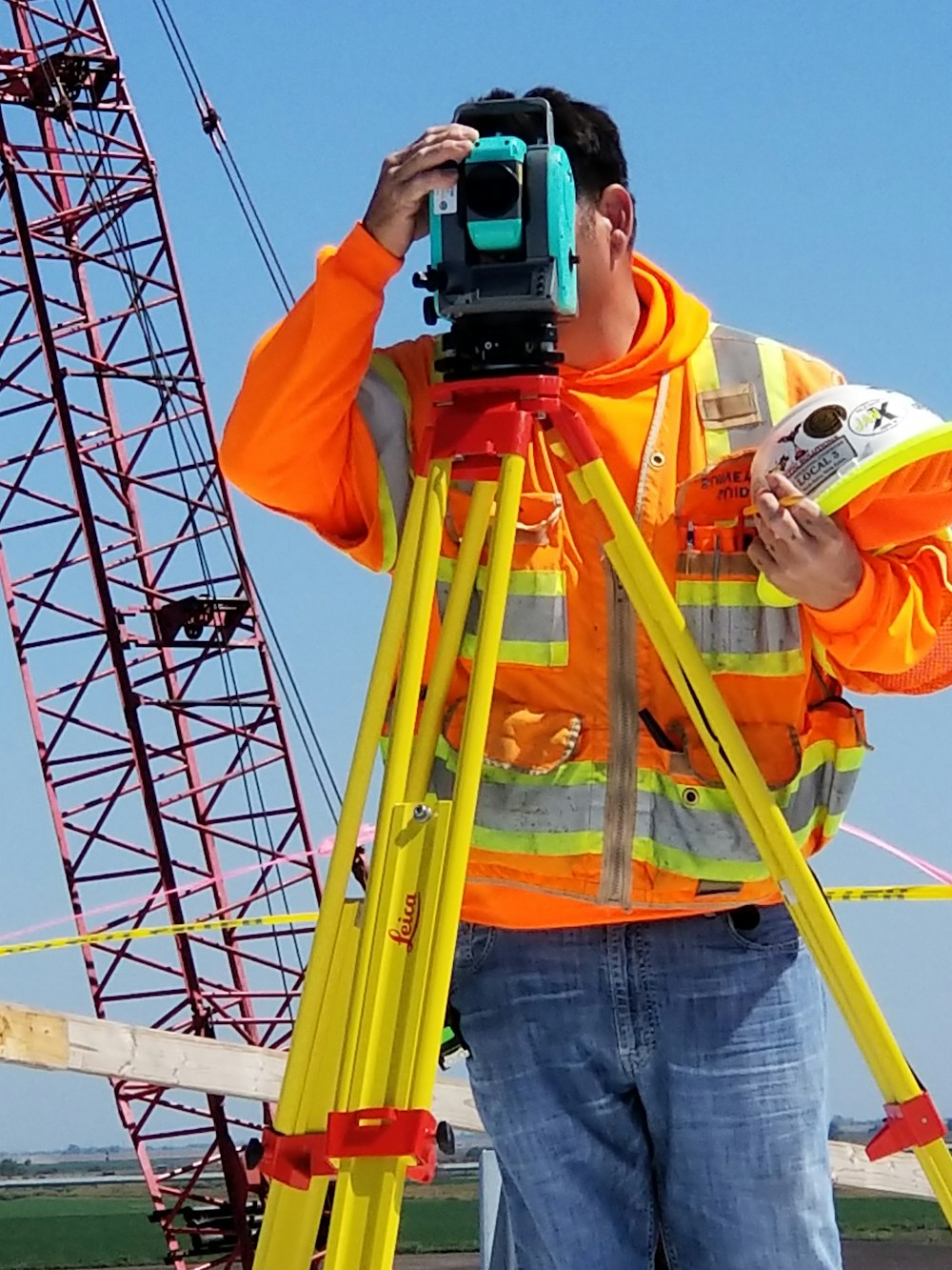 man standing in front of tool