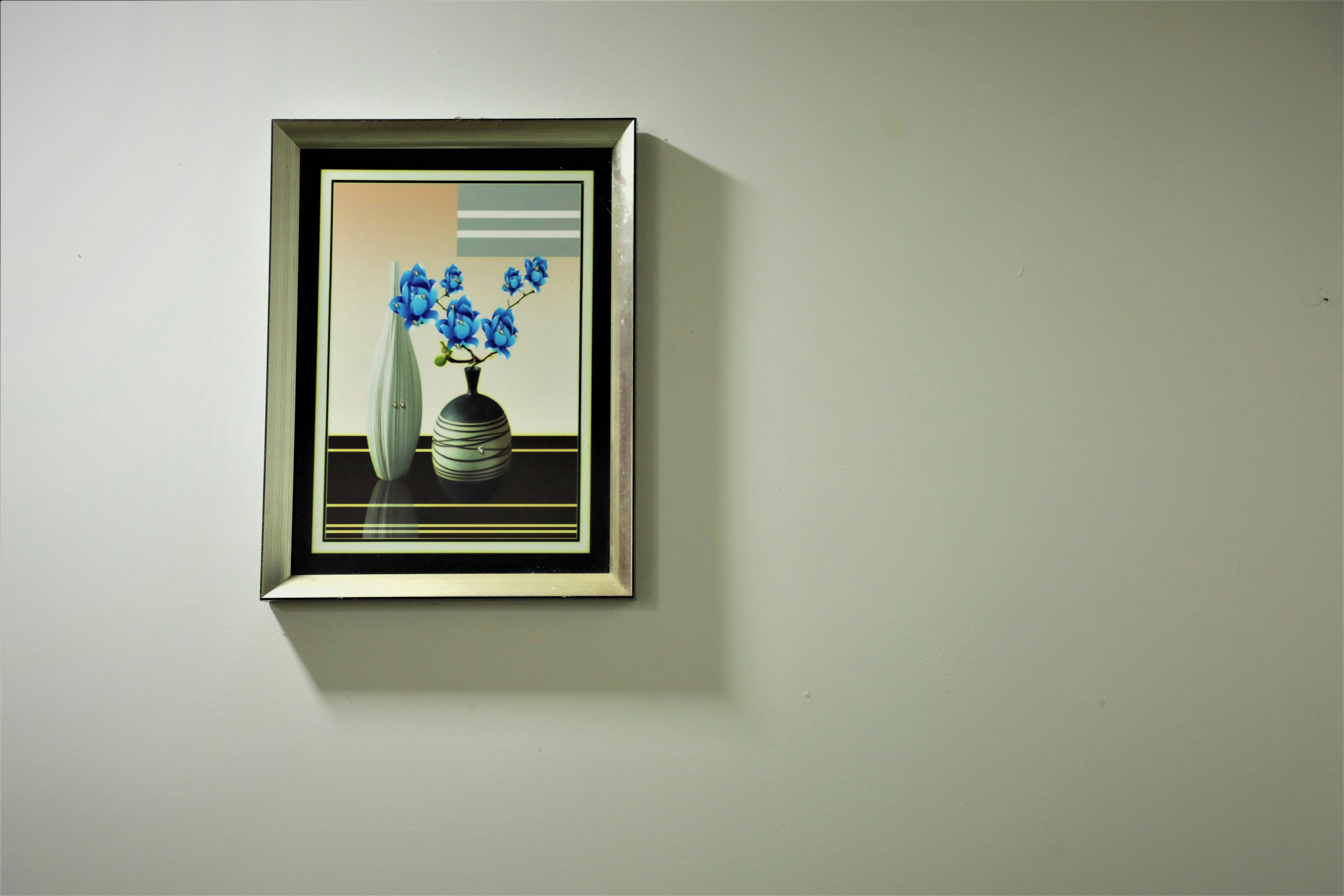 Quadro Jardim Azul
