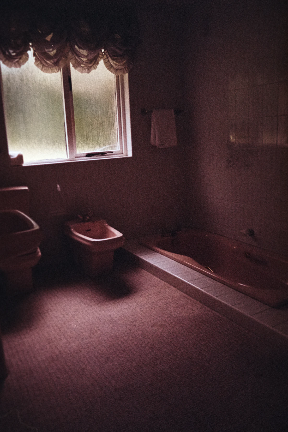 1979 four-piece in Aldershot stripped back to studs and re-plumbed in PEX, tub to walk-in shower — before