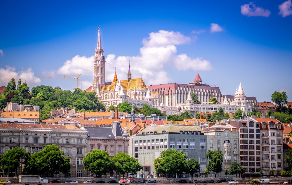 white and brown buildings at daytime