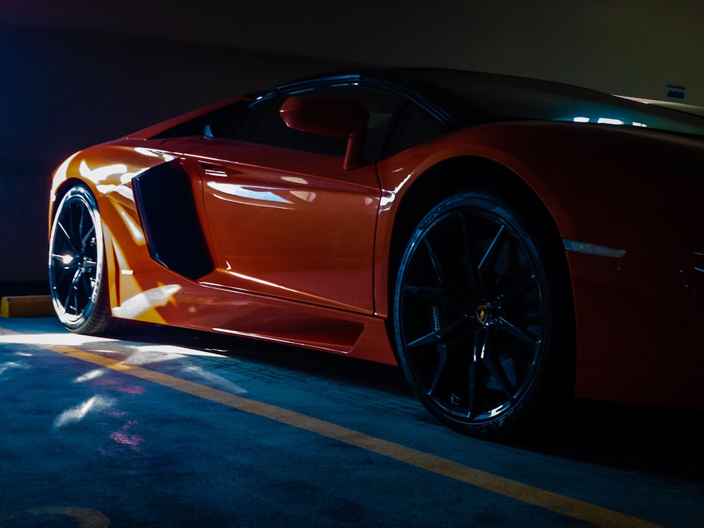 orange coupe