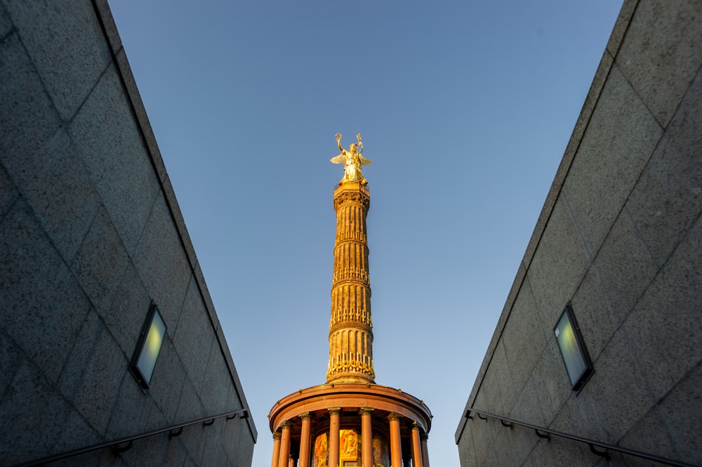 brown concrete statue