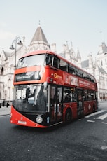 red double decker bus