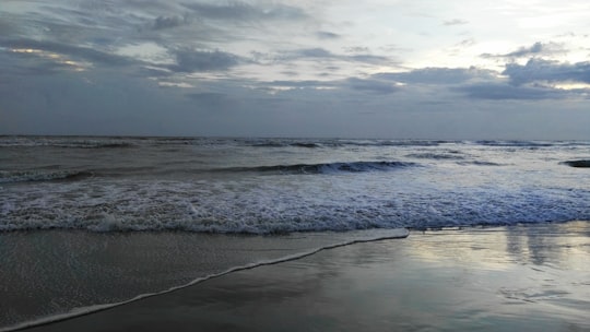 gray sand beach in Cox's Bazar Beach Bangladesh