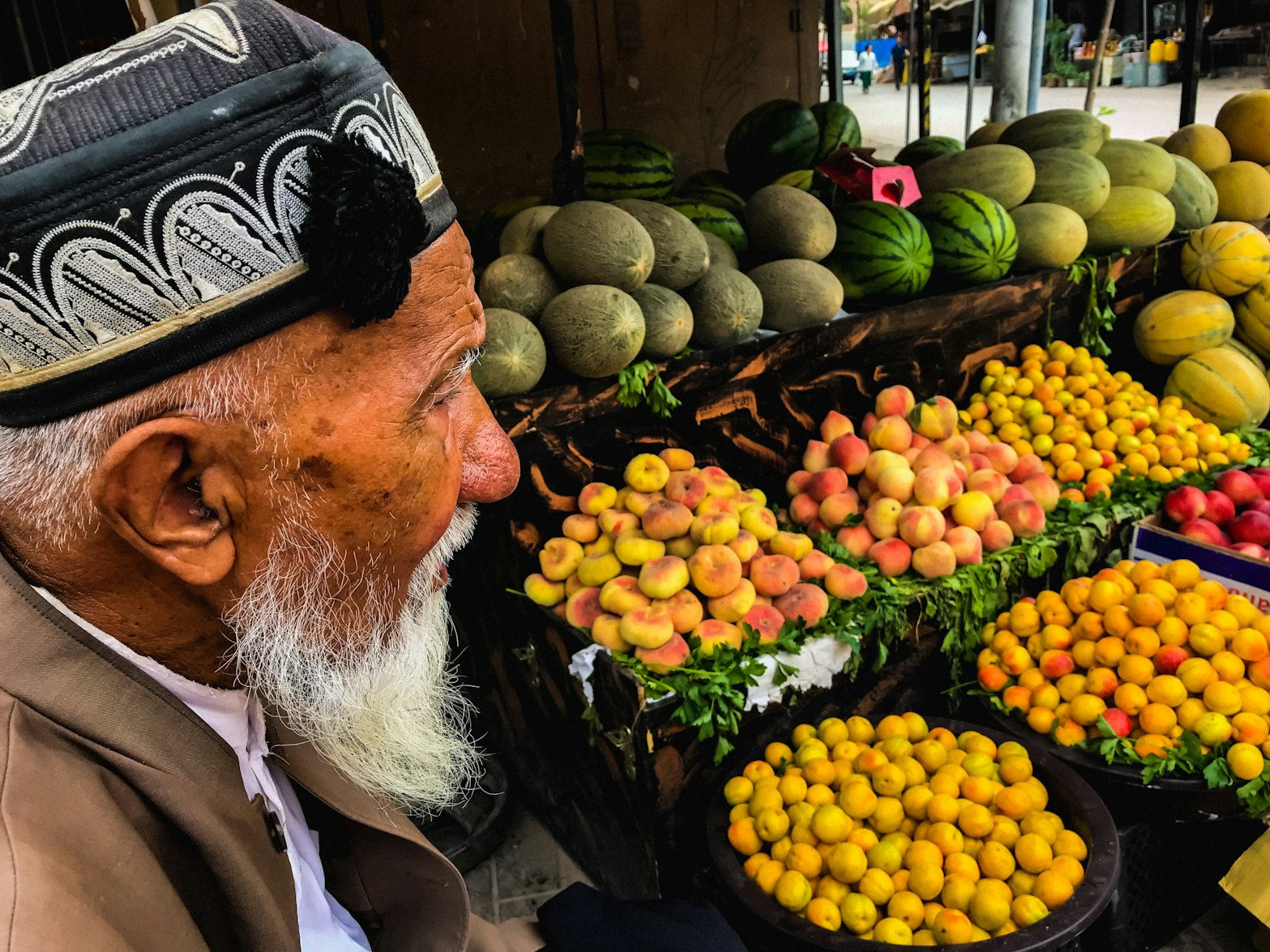 A man in Xinjiang, China (Dominic Galeon via Unsplash)