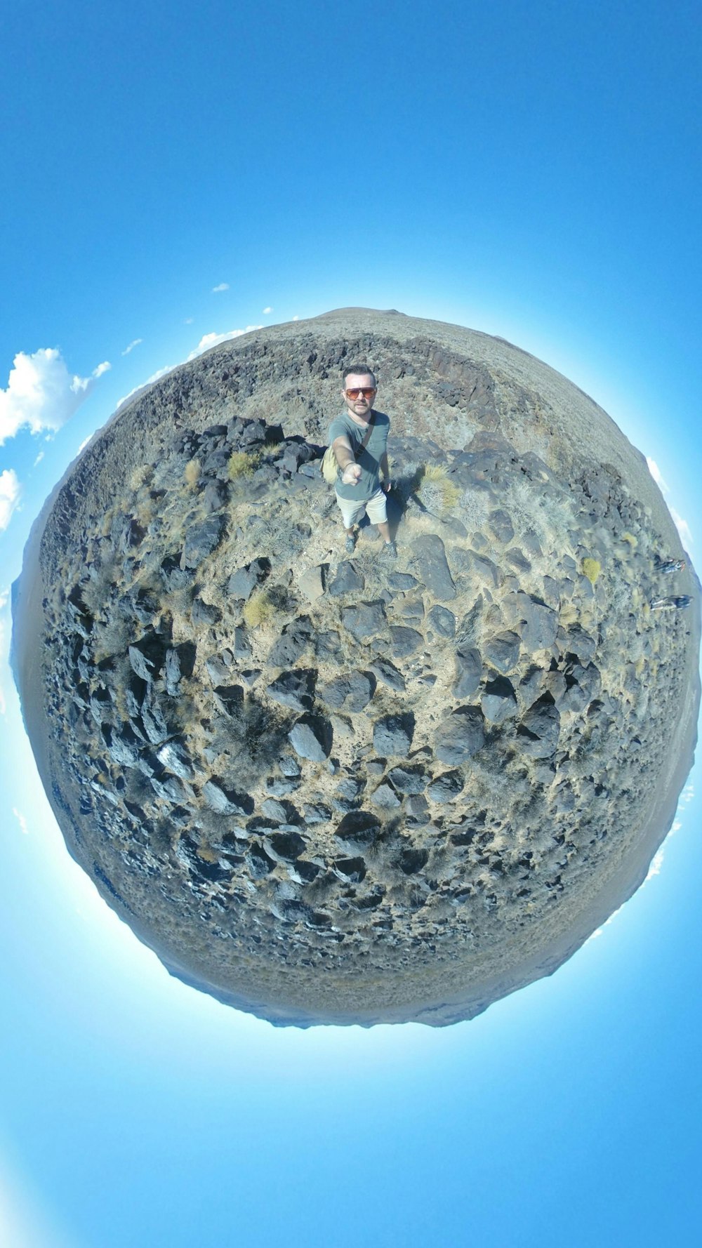 man taking selfie while standing near outdoor during daytime