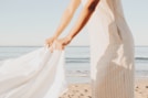 person wearing white dress during daytime