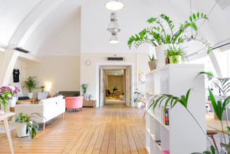white living room