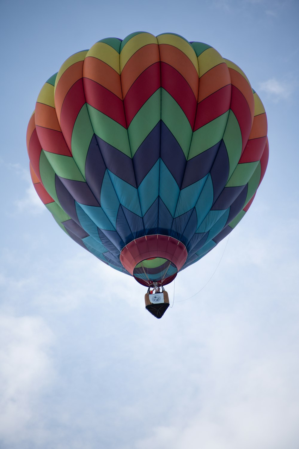 multicolored air balloon in air during daytime