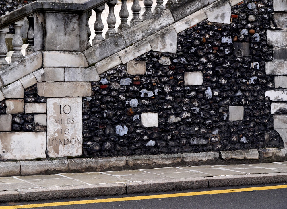 gray concrete staircase