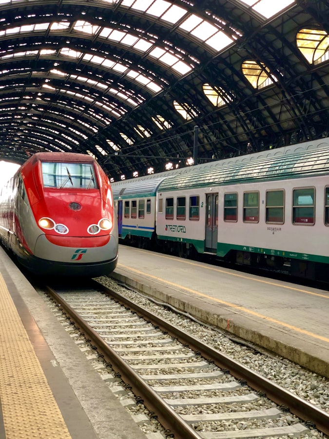 A train in Milan 