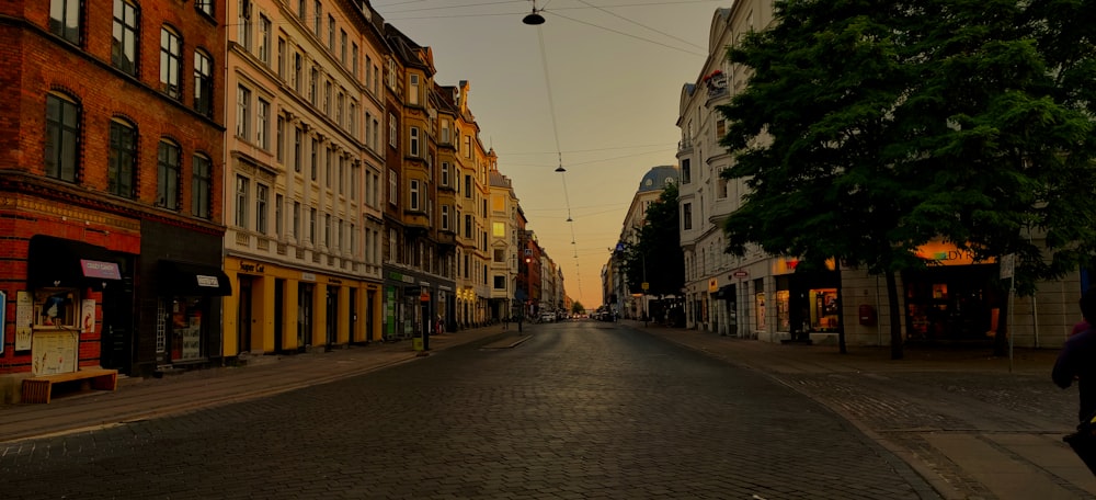 empty asphalt road