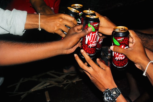 Founders celebrating a successful product launch.