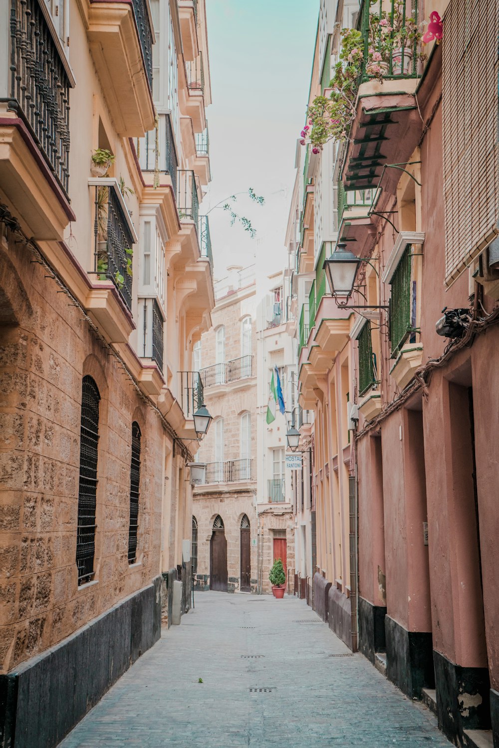 empty alley during day