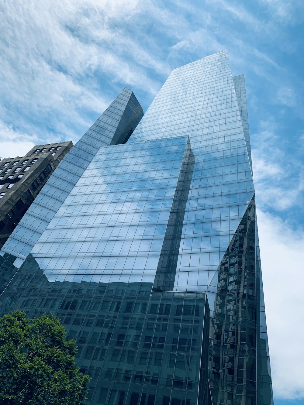 low angle photo of high-rise building