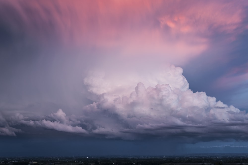 white clouds