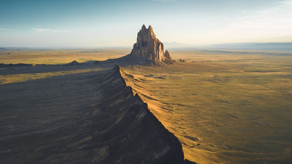 photography of brown mountain during daytime