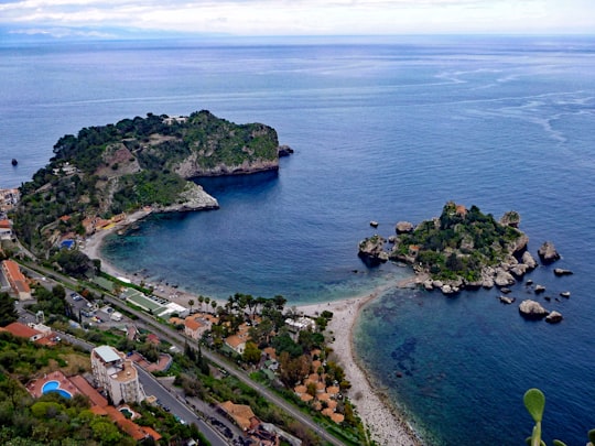 houses in beach in Isola Bella Italy