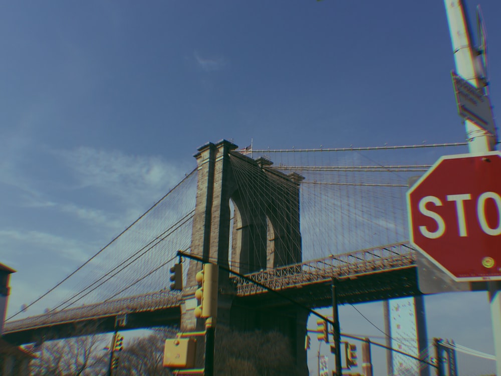 brown Brooklyn Bridge