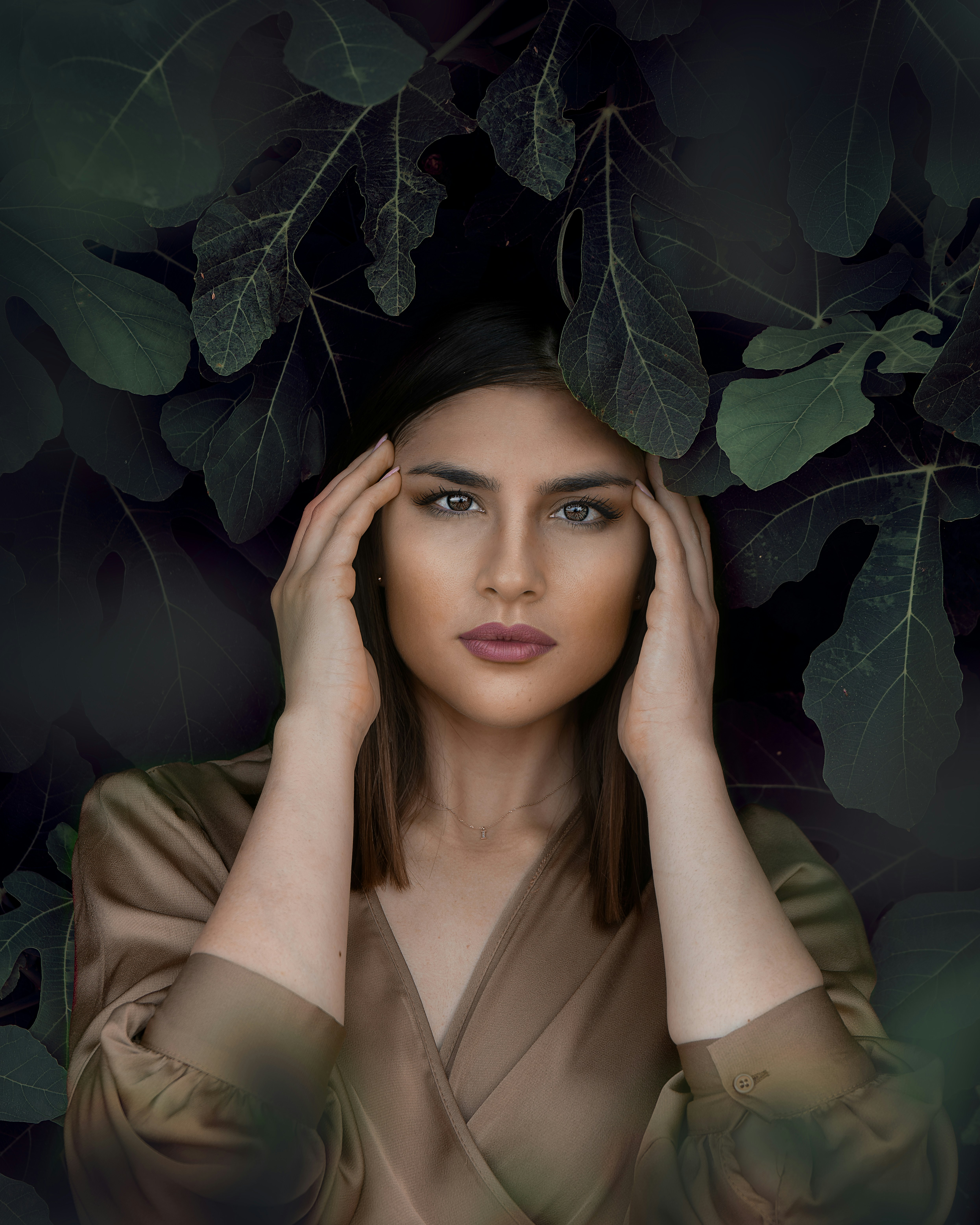 Woman In White Long Sleeve Shirt Sitting On Brown Wood Log During Daytime Photo Free Image On Unsplash