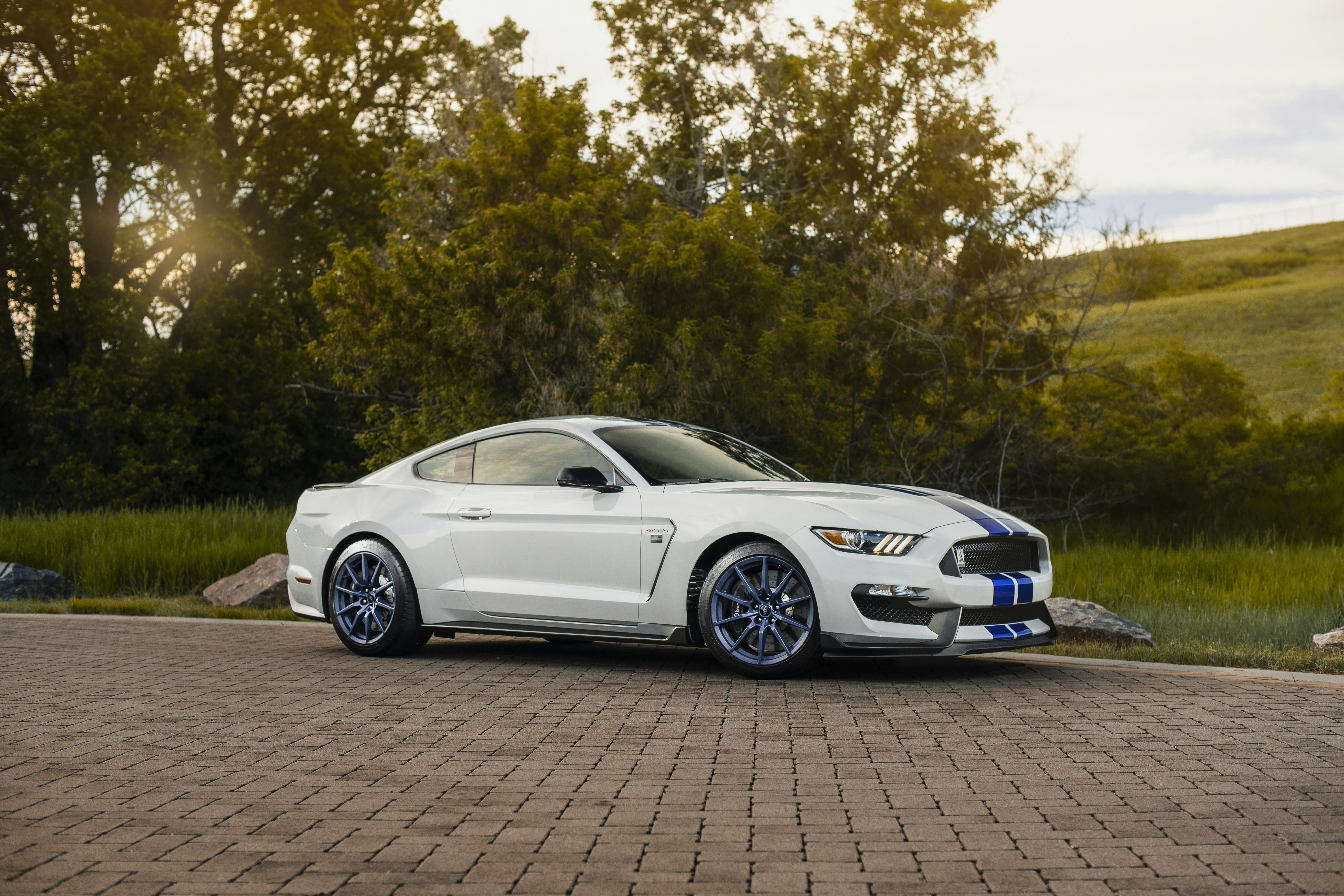 Ford Mustang coupé blanco