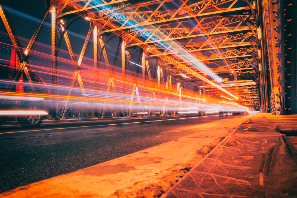 red concrete bridge