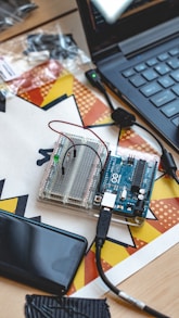 green and black circuit board