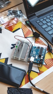 green and black circuit board