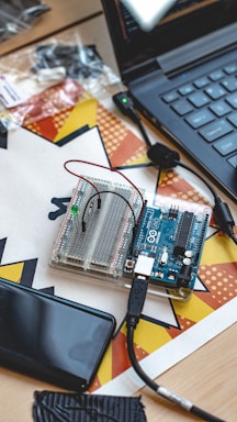 green and black circuit board