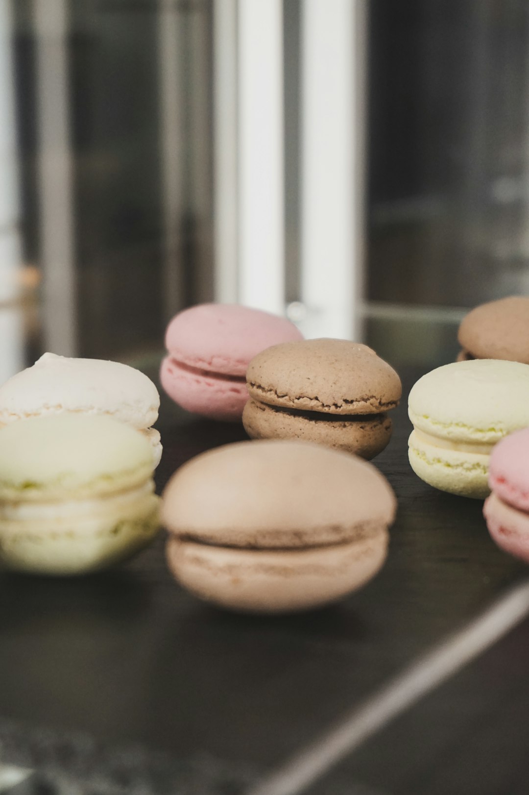 bunch of macarons