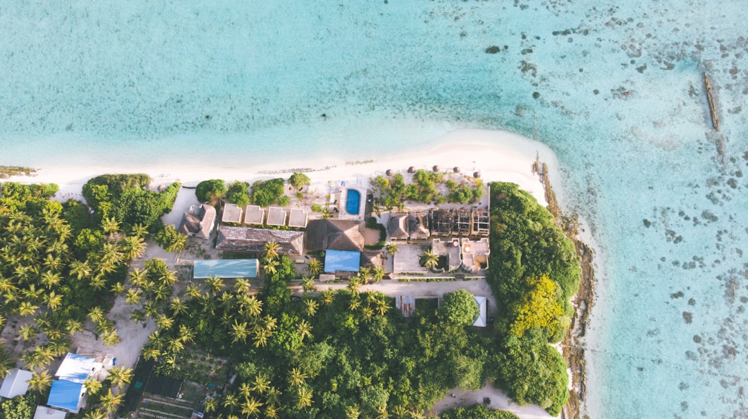 aerial photography of brown building beside body of water during daytime