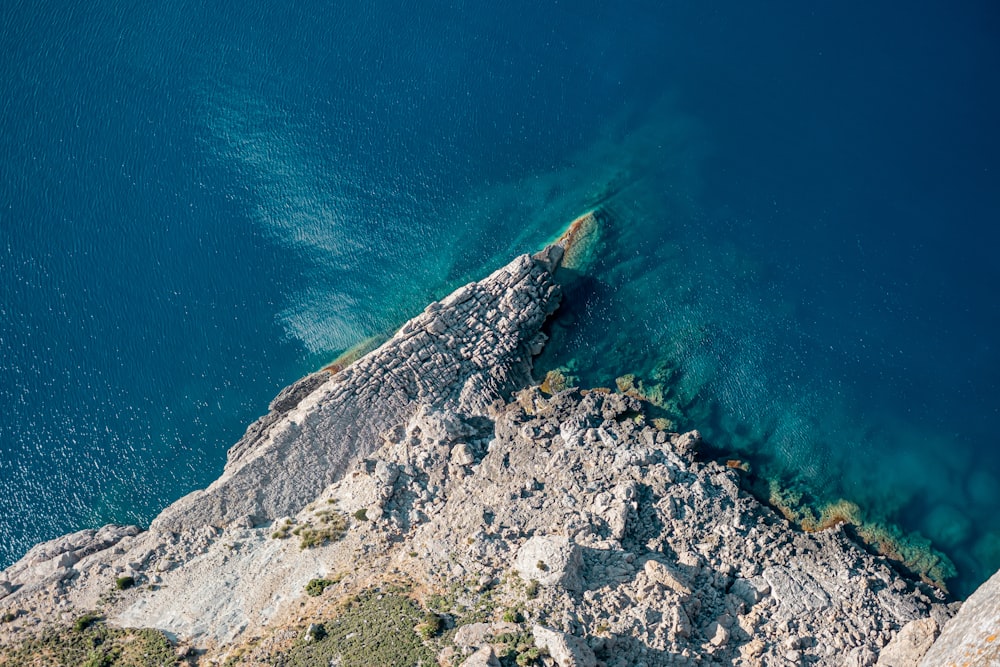 body of water near island