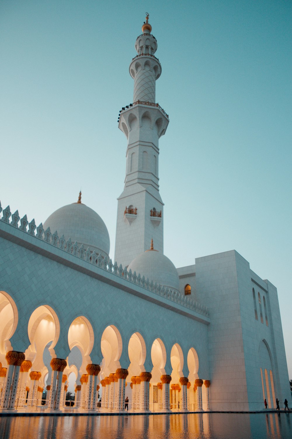 white concrete mosque