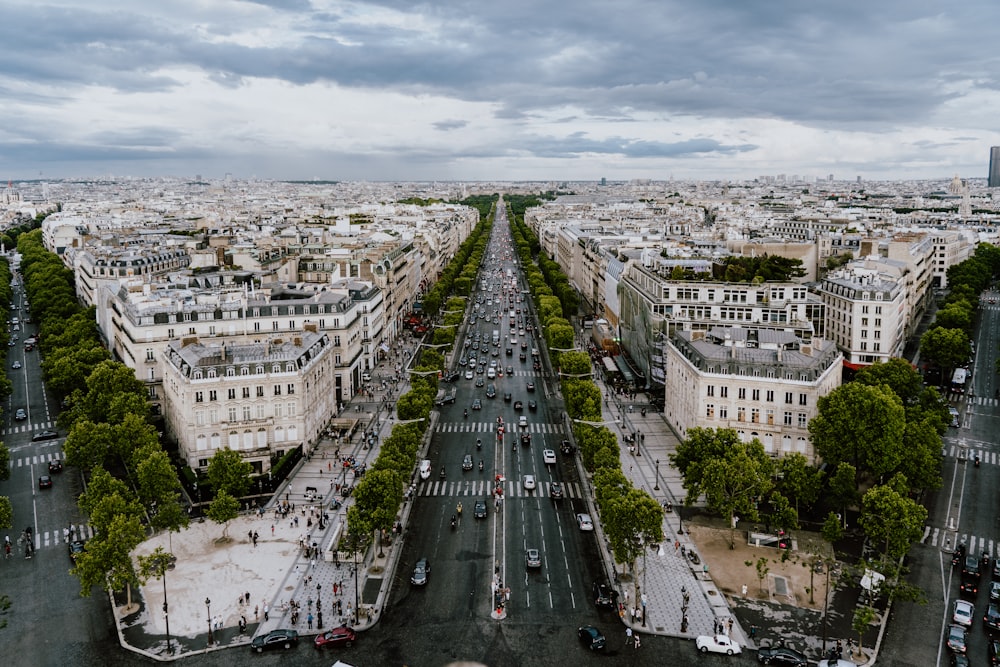 aerial photography of houses