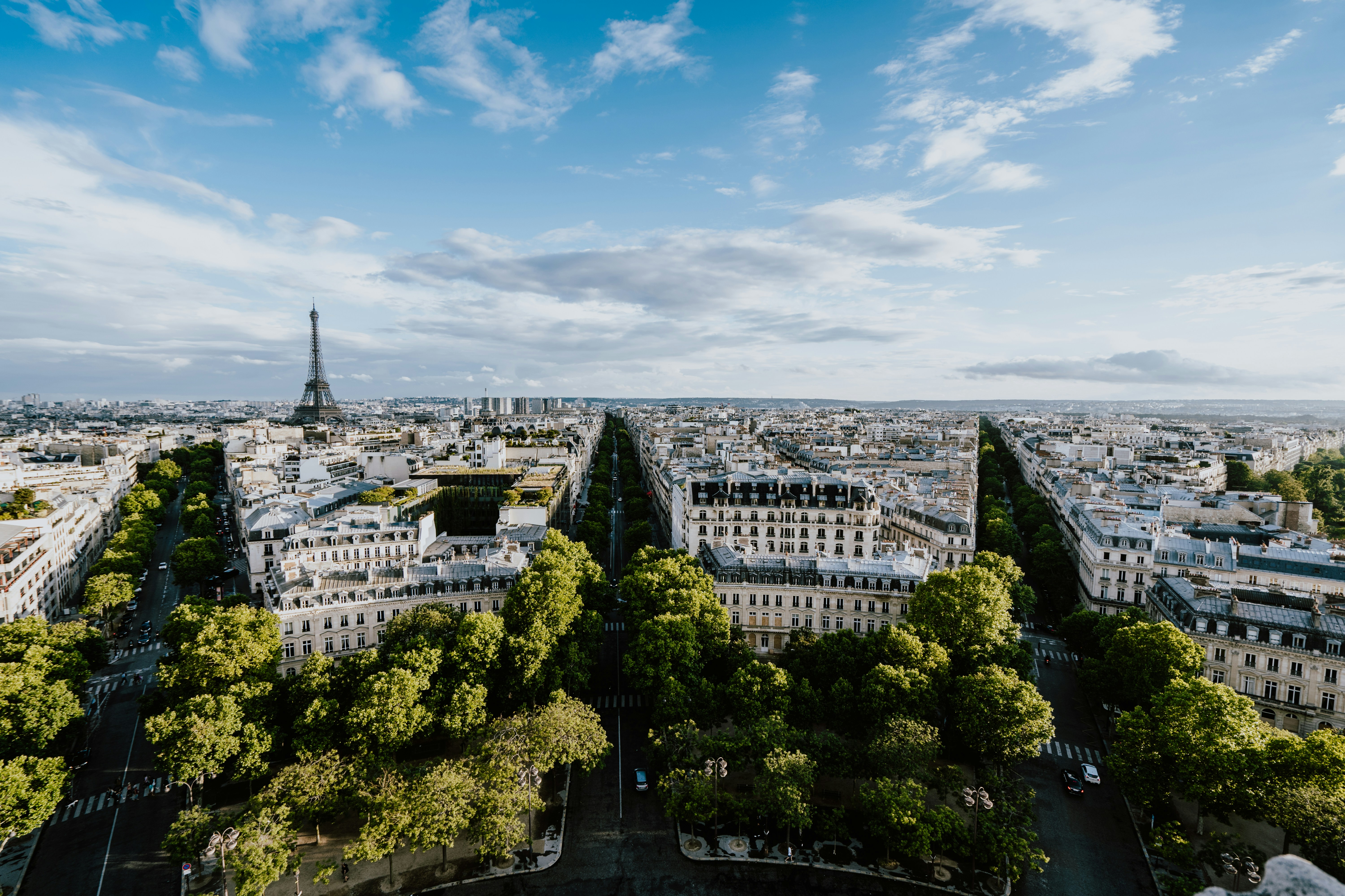 On top of Arc de Triomphe