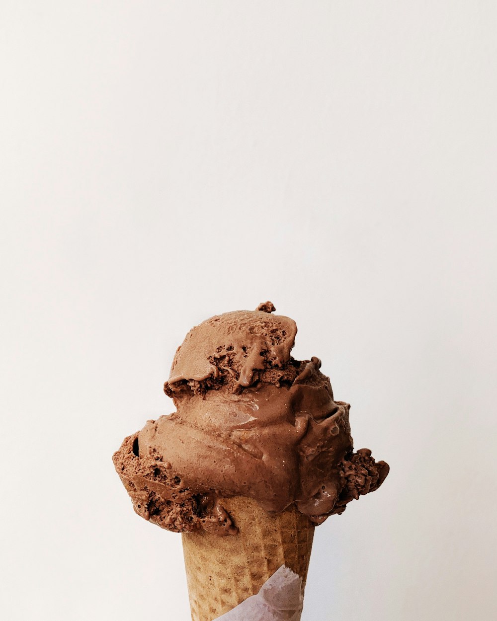 Helado de chocolate