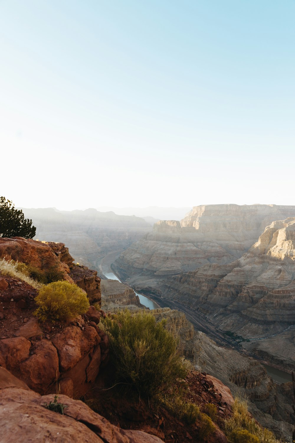 cliff under blue sky