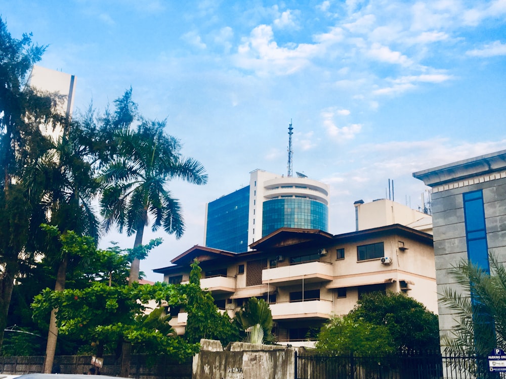 low-angle photography of concrete buildings during daytime