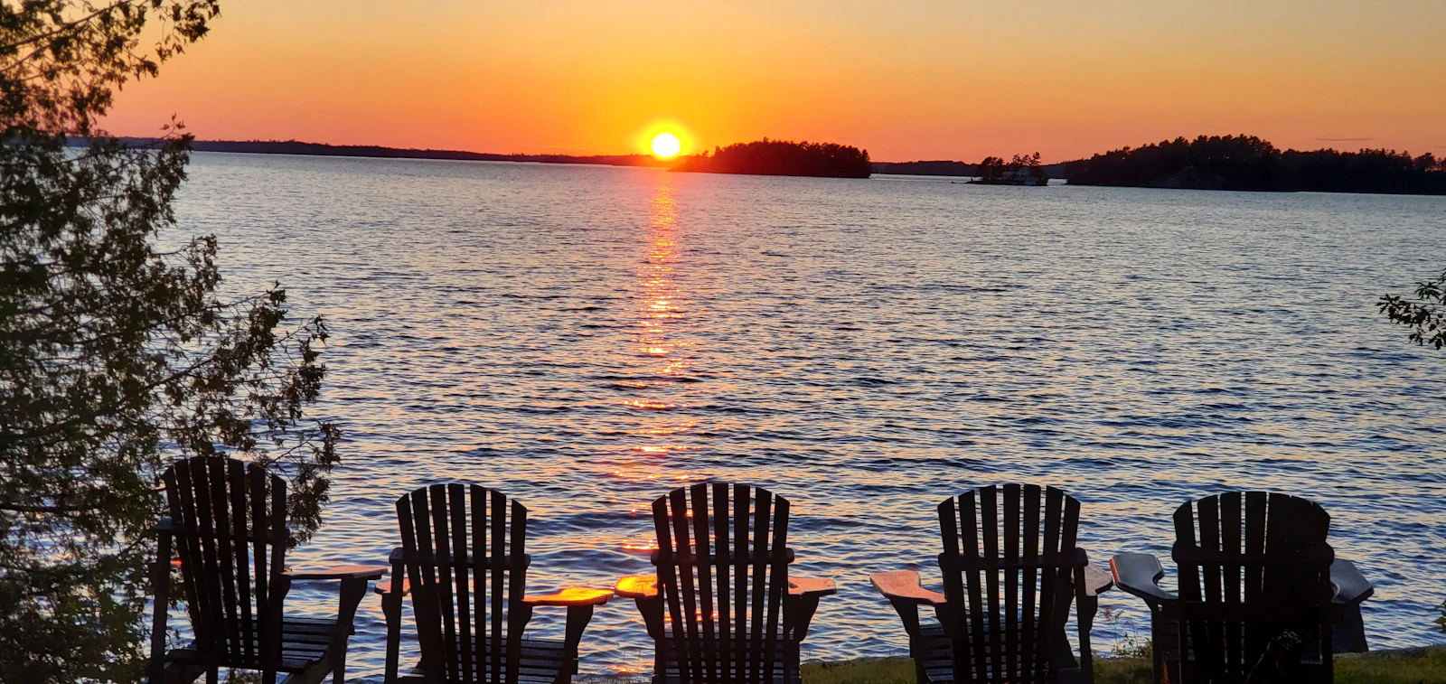Hibachi at home in Muskoka