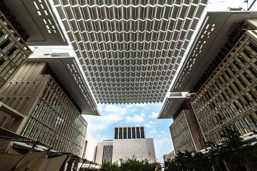 white concrete building under blue sky