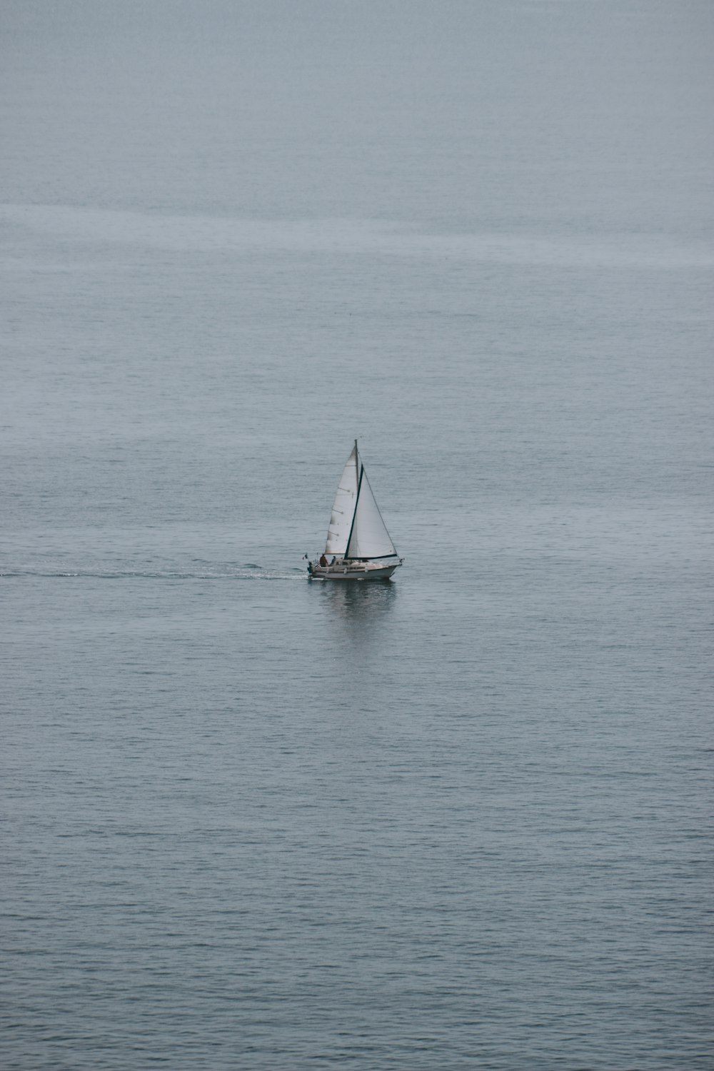white sailboat sailing at daytime