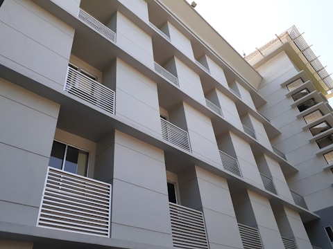 Modern residential building exterior in Itajaí, Santa Catarina.