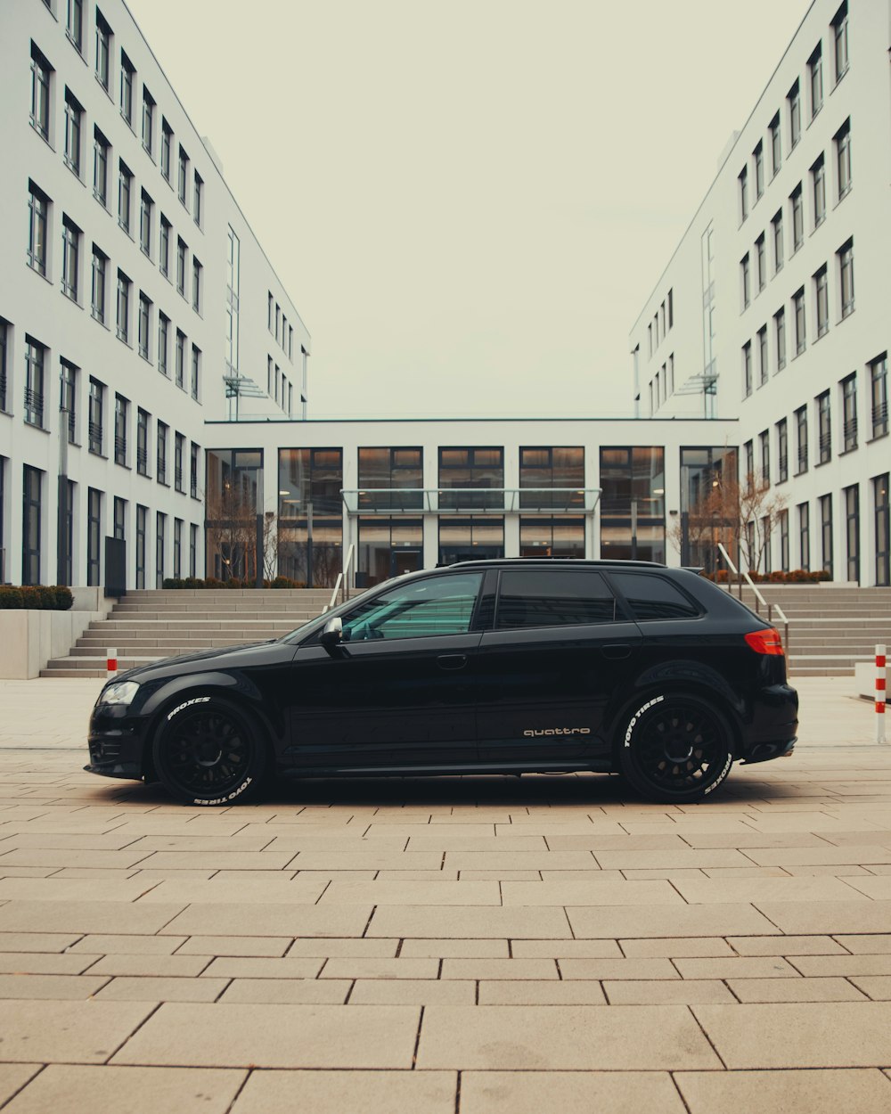 black 5-door hatchback