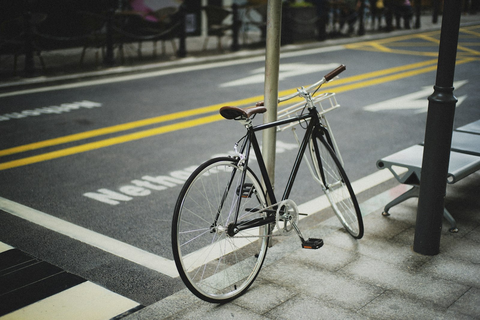 Leica M10 sample photo. Black city bike park photography