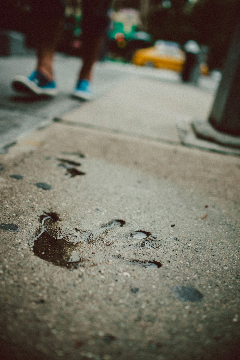 floor hand print