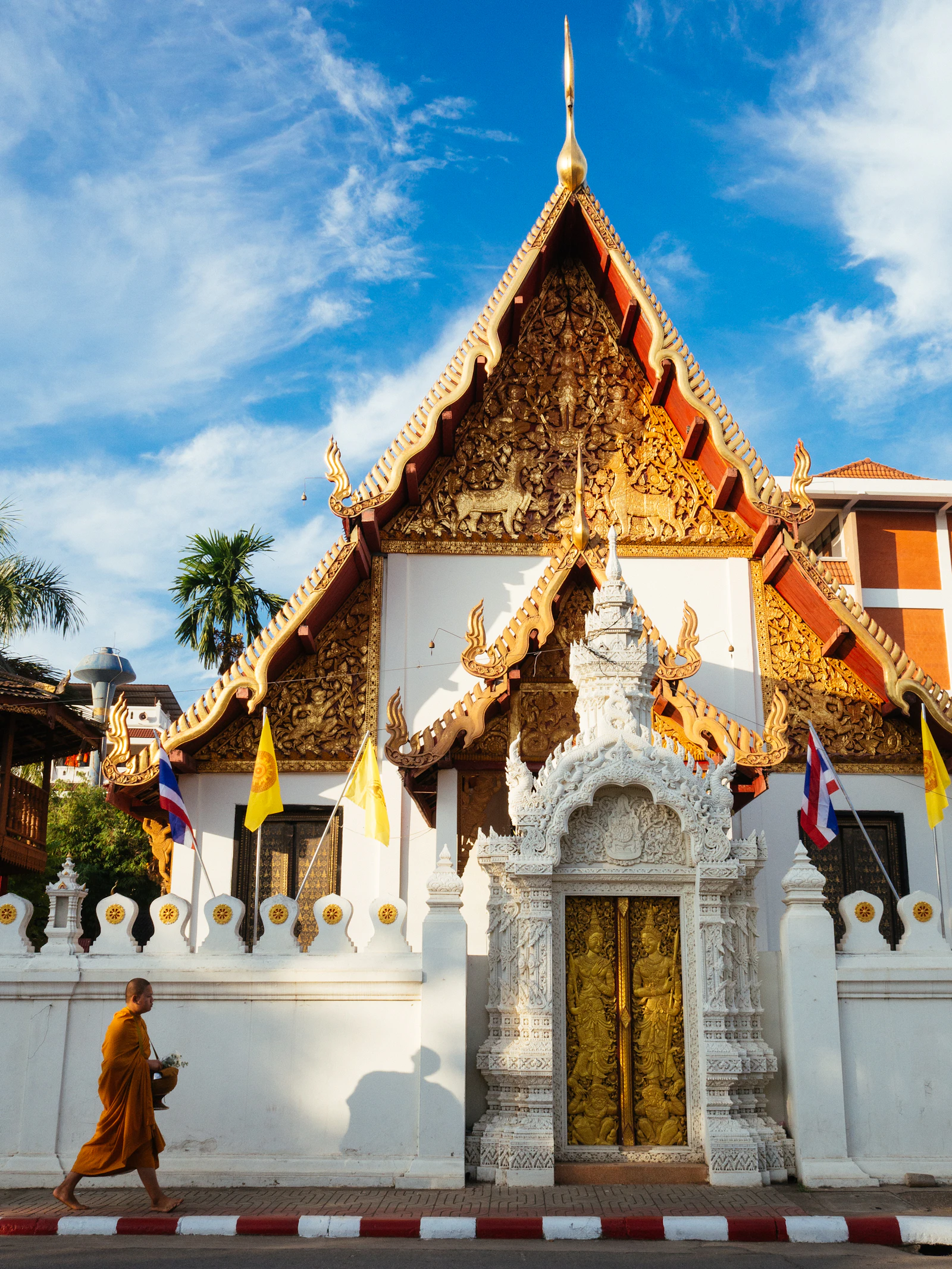 A temple in Ayutthaya, the historic Thai kingdom where Muay Thai's most famous story is set