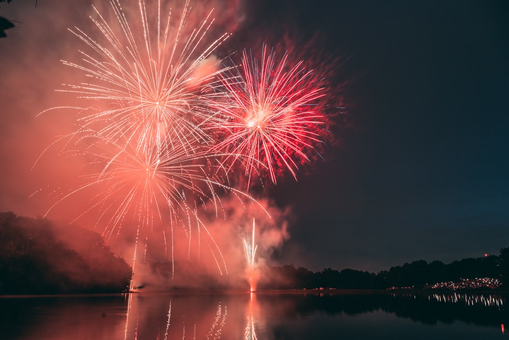 lighten firecrackers during nighttime