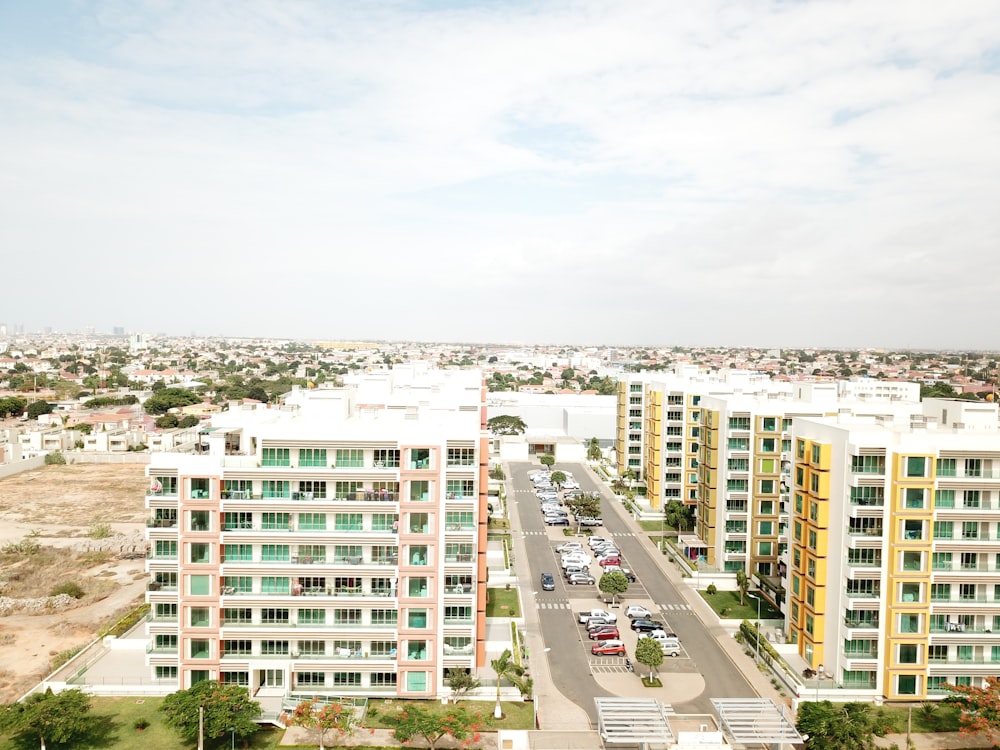 white high-rise building